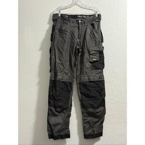 Snickers Workwear Craftsmen work Trousers Black duratwill 3312 Size 148  32x32